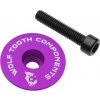 Wolf Tooth Krytka Ultralight Stem Cap Flat Fialová