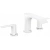 Hansgrohe Vivenis - Umývadlová batéria s výpustom, 3-otvorová inštalácia, EcoSmart, matná biela - 75033700