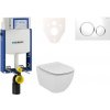 Cenovo zvýhodnený závesný WC set Geberit na zamurovanie + WC Ideal Standard Tesi 110.302.00.5NF4