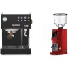 Ascaso Steel UNO PID, Black&Wood + Eureka Atom W 75, ferrari red