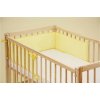 Mantinel do detskej postieľky - Scarlett froté - 180 x 20 cm - žlutá