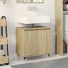 vidaXL Skrinka do kúpeľne dub sonoma 58x33x60 cm kompozitné drevo 849673