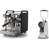 Rocket Espresso Mozzafiato FAST R, black + Eureka Helios 75, grey
