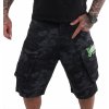 Yakuza cargo šortky CA CARGO CSB 20060 black čierna