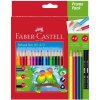 Faber Castell Školské pastelky TRIA farebné, 22 ks + 2 ceruzky