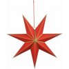 Vianočná dekorácia hviezda, 18 × 60 cm, červená, 1177432