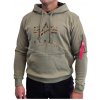 Alpha Industries Camo TPU Hoody pánska mikina olive Farba: zelená, Veľkosť: XXL