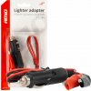 AMiO Adaptér do zásuvky zapaľovača s krokodílovým výstupom 12V 24V 60cm