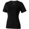 Dámske tričko Kawartha s krátkym rukávom, V-NECK, čierna M