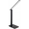Globo 58400S LED stolné svietidlo Bulla 1x6W | 350lm | 3000-4500-6000K - stmievateľná, USB, dotykový spínač, čierna