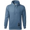 Zamilovaná mačka spredu - Mikina pánska Cape s kapucňou - 3XL ( Denim )