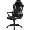 Autronic KA-G408 GREY Herné a kancelárské kreslo E-racer, poťah sivá a čierna látka, HM