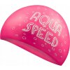 Plavecká čiapka pre deti Silikónová Aqua Speed ružová