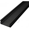 LEDprodukt Profil povrchový SIMPLE pre LED pásy, hliník, čierny, 2m