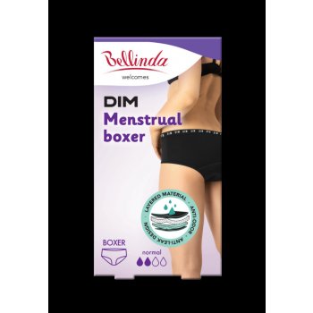 Bellinda Bavlnené menštruačné nohavičky MENSTRUAL BOXER NORMAL čierna