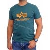 Alpha Industries Basic T-Shirt Force Green tričko pánske Farba: zelená, Veľkosť: 3XL