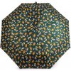 Dámský skládací vystřelovací deštník psi - 2 zelená tmavá