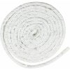 Šnúra sporáková Strend Pro, L-2 m, 8x8 mm, tesniaca šnúra na sklo, na dvierka, na krby, na kachle, upchávka, biela