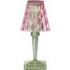 Kartell LED stolová lampa na batérie Batéria, 30 cm, ružová/zelená, IP54 - G9140RV