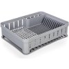 BANQUET Odkvapkávač na riad myKITCHEN Color 40 × 31 × 12 cm, plastový, sivá silver