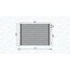 Kondenzátor klimatizácie MAGNETI MARELLI 350203781000