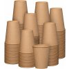 Jednorazové papierové poháre na kávu 300 ml 50 kraft