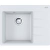 Granitový kuchynský drez FRANKE Centro CNG 611-62 TL/2 Farba: biely ľad
