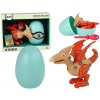 mamido Dinosaurie pterodaktyl Set s vajcom DIY skrutkovač červená