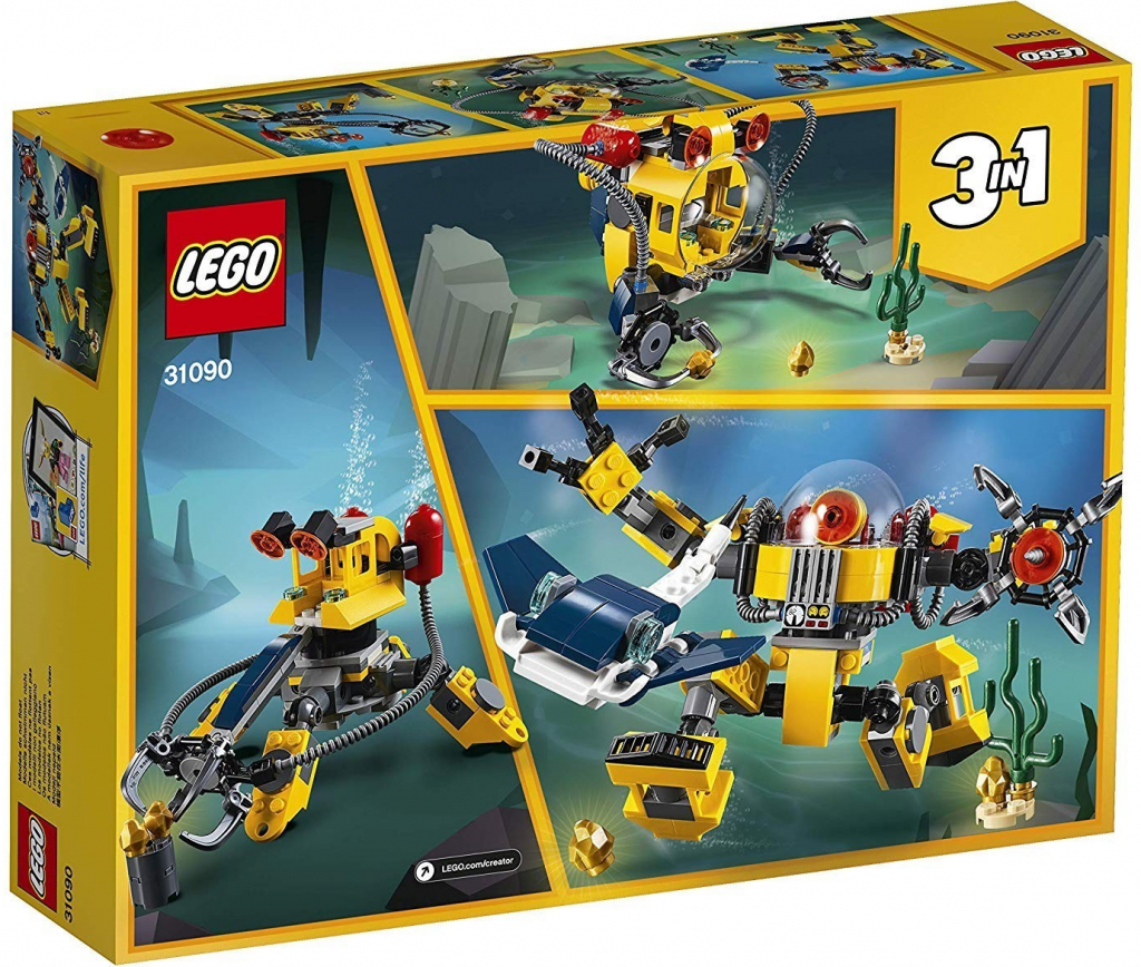 LEGO® Creator 31090 Podvodný robot od 69,9 € - Heureka.sk