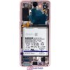 Samsung Galaxy S21 5G (SM-G991B) LCD displej + dotyková plocha + rám ružová - originál GH82-24718D