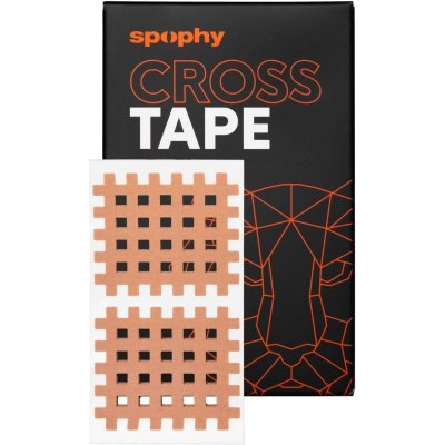 Spophy Cross Tape mriežkový tejp 5,2 cm x 4,4 cm 40 ks