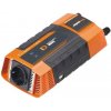 Napäťový menič Carspa PID600-12, 12V/230V+2xUSB 600W, modifikovaná sinus, digitální display, vhodný do auta