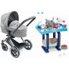 Set kočík a opatrovateľský kútik Cybex Landau 3v1 Priam Corolle s plyšovou mačičkou s pelechom a 9 doplnkami