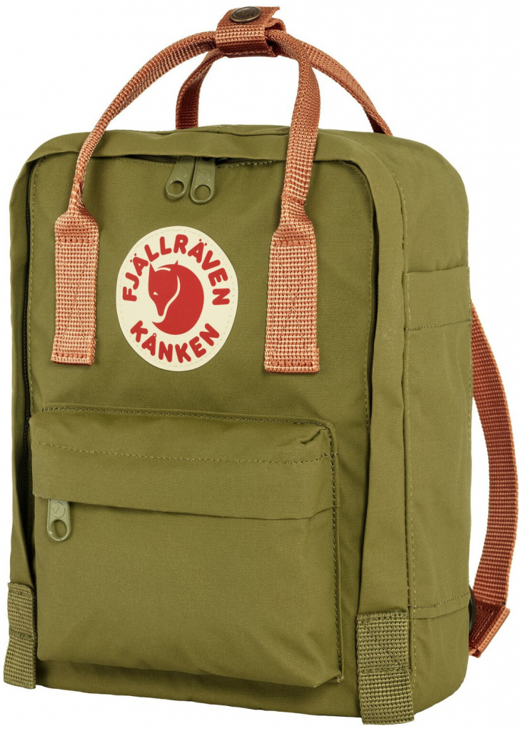 Fjällräven Kånken Mini Foliage Green-Peach Sand 7 l