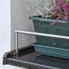 DASTECH Nerezová zábrana na truhlík pre okno do 1500mm, pr. 16mm, montáž do okapničky parapetu