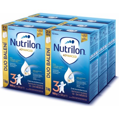 Nutrilon 3 Advanced DUO balenie 6 x 1 kg