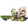 Bruder Zahradní traktor John Deere X949 se zahradníkem
