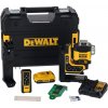 Zelený multiline laser 3x360 DeWALT DCLE34035D1 18V XR s diaľkovým ovládaním, 2Ah aku DCLE34035D1