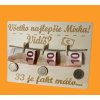 Drevená tabuľka na peniaze k narodeninám 15 - A5 9318