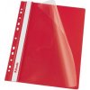 Rýchloviazač, s eurodierovaním, PP, A4, ESSELTE, VIVIDA, červená