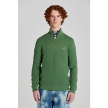 Gant Cotton Pique Half Zip zelená