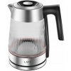 Elektrický varič Lafe Crystal Glass 2200 W 1,8 l strieborný/sivý