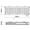 KORADO 21VK 500 x 900 SPODNE PRIPOJENIE