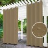 Záhradný záves do altánku na kolieskach - tmavobéžový - 21 Rozmer závesu: 155x200cm