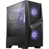 MIS MSI MAG Forge 100M Midi Tower Čierna, Priehľadná