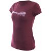Tričko krátke dámske SENSOR MERINO AIR PT HILLS port red XXL