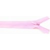 Nedeliteľný skrytý zips (3mm) rôzne farby - dĺžka 18 cm - 60 cm 20 cm Ružová Tmavšie