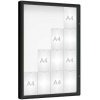 PROCITY Venkovní vitrína model 2000, 16 x A4, plexi, čierna