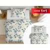 Áčko a.s. Ružomberok Bavlnené obliečky 1+1 FAUNA Blue