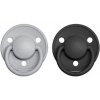 BIBS De Lux Cumlíky zo silikónu 2ks - one size (Cloud / Black)